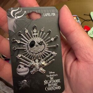 Jack Skellington Lapel Pin nightmare before Christmas Disney
